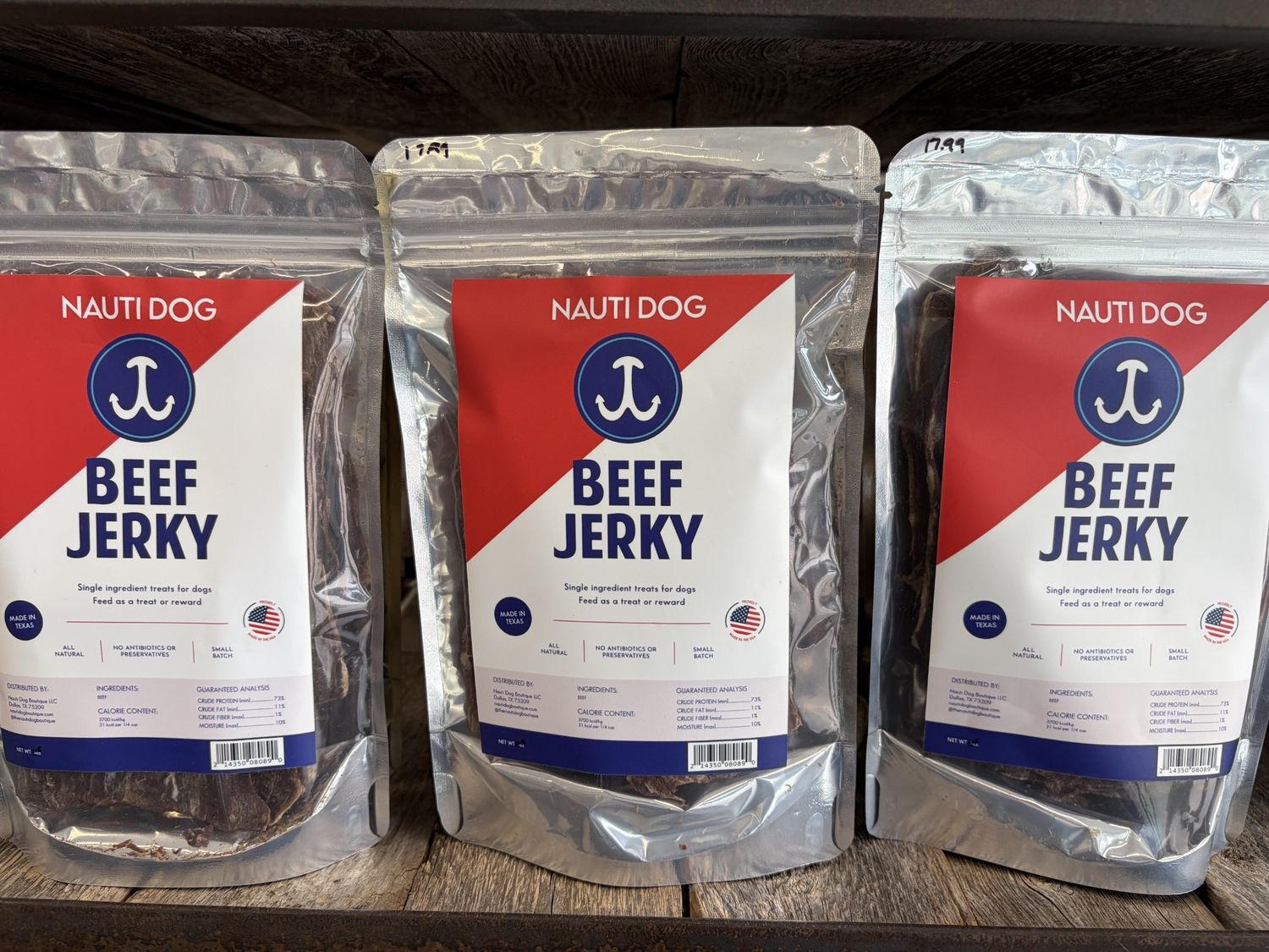 Nauti Dog Beef Jerky 2.5oz