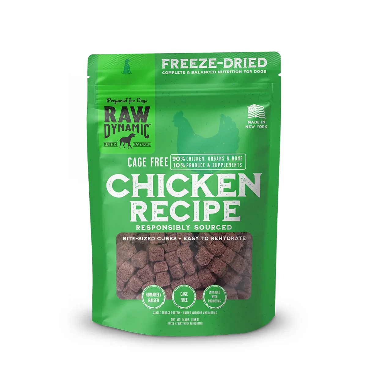 Raw Dynamic Freeze Dried Chicken 14oz
