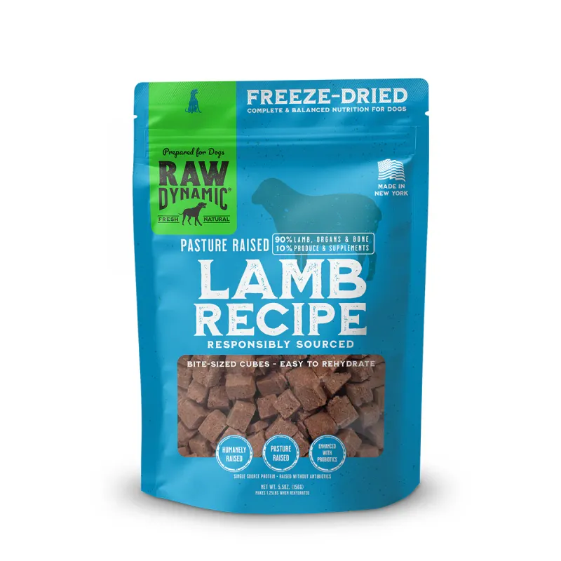 Raw Dynamic Freeze Dried Lamb 14oz