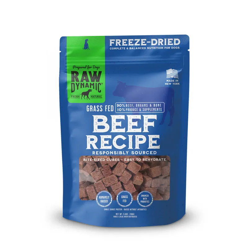 Raw Dynamic Freeze Dried Beef 14oz
