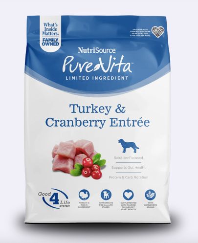 Pure Vita LID Turkey &amp; Cranberry 25lb