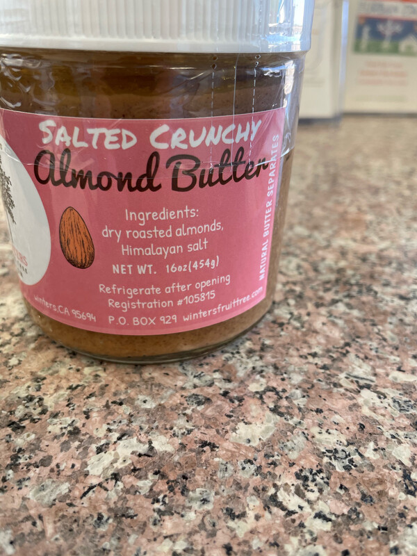 Nut Butter Almond Salted Crunchy  16 oz