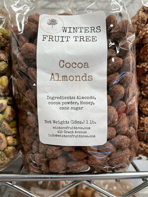Nuts Almonds Cocoa 1 lb bag