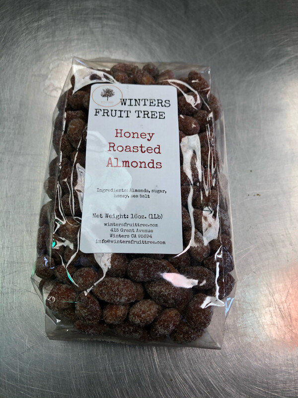 Nuts Almonds Honey Roasted 1 lb bag