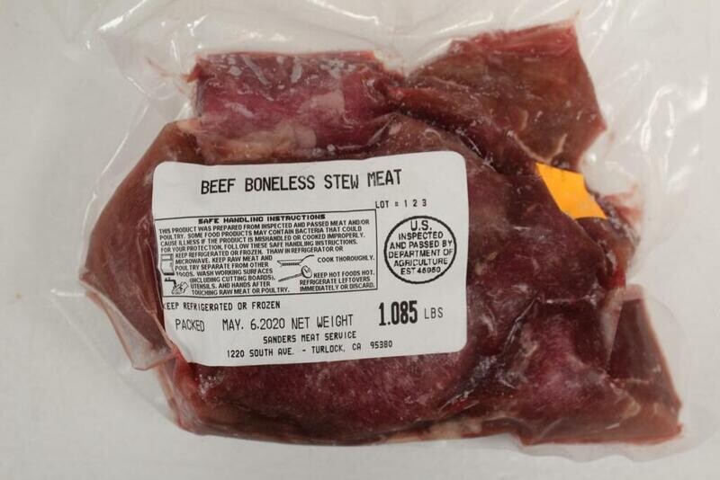 SilvaRanchBeef Stew Boneless/Approx .9 To 1.1 lb