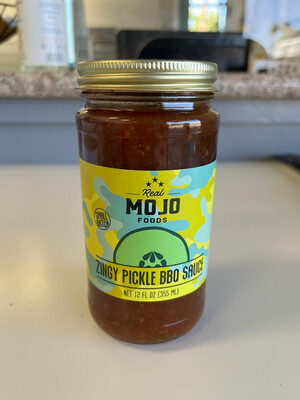 Real Mojo BBQ Sauce Zingy (MILD) 12 oz