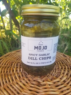Real Mojo Chips Spicy Garlic Dill