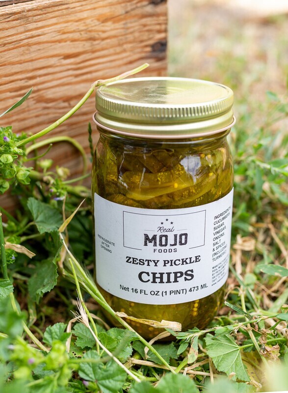 Real Mojo Zesty Pickle Chips (sweet)