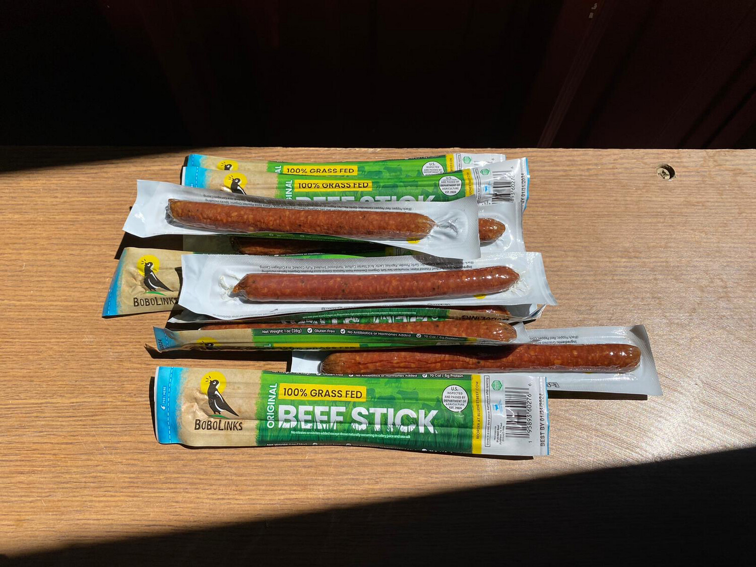 Bobo Links Organic Beef Sticks 8