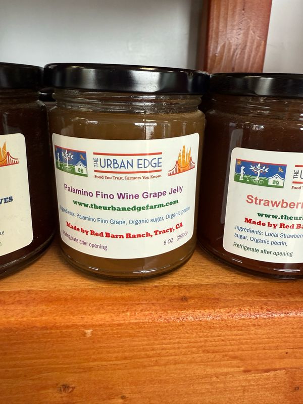 Jam Palamino Fino Wine Grape Jelly Local 9oz