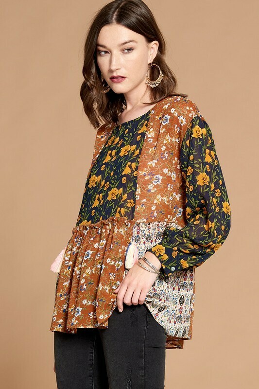 Blusa Floral Boho