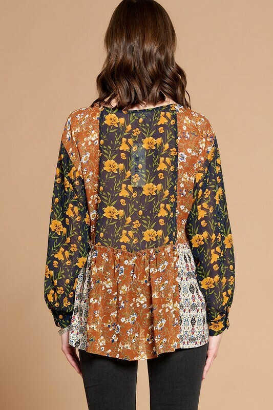 Blusa Floral Boho
