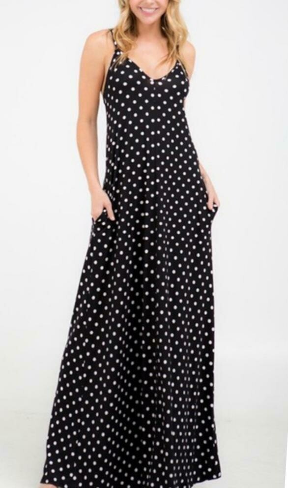 V Neck Loose Fit Spaguetti Strap