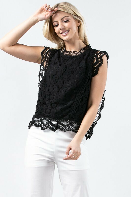 Black Elegant Top