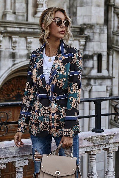 Floral Blazer