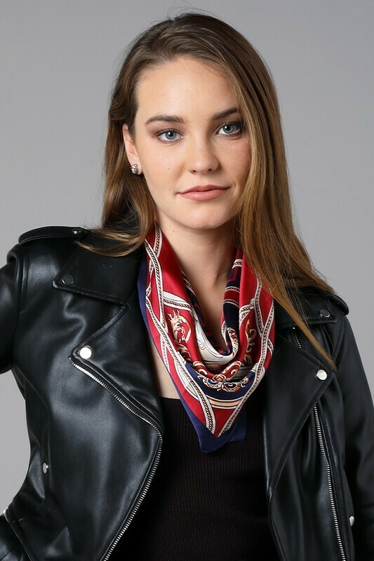 Monogram Brocade Bandanna / Scarf