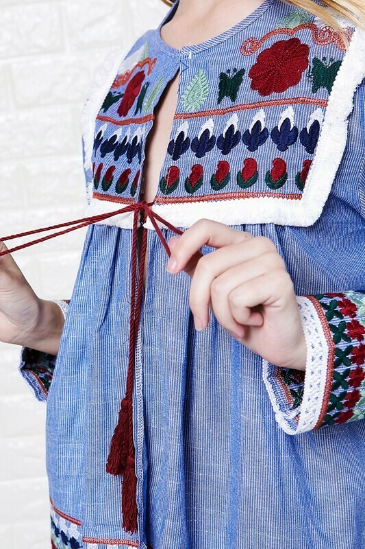 Boho Embroidery Jacket Top