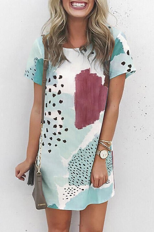 Casual Tie Dye Dress