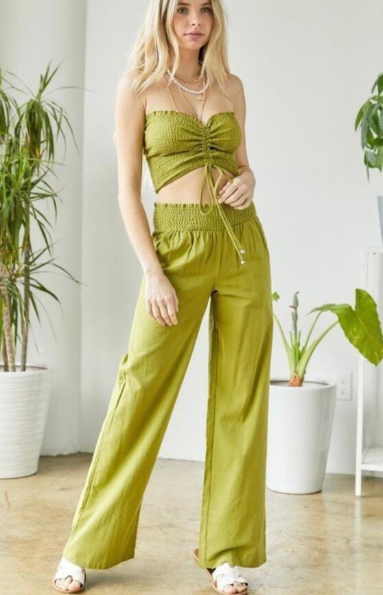 Apple Green Pant Set