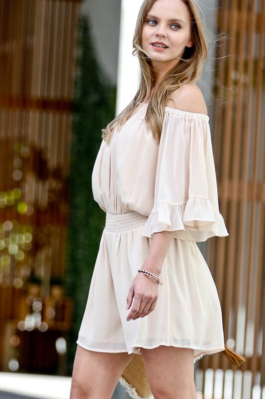 Off Shoulder Romper