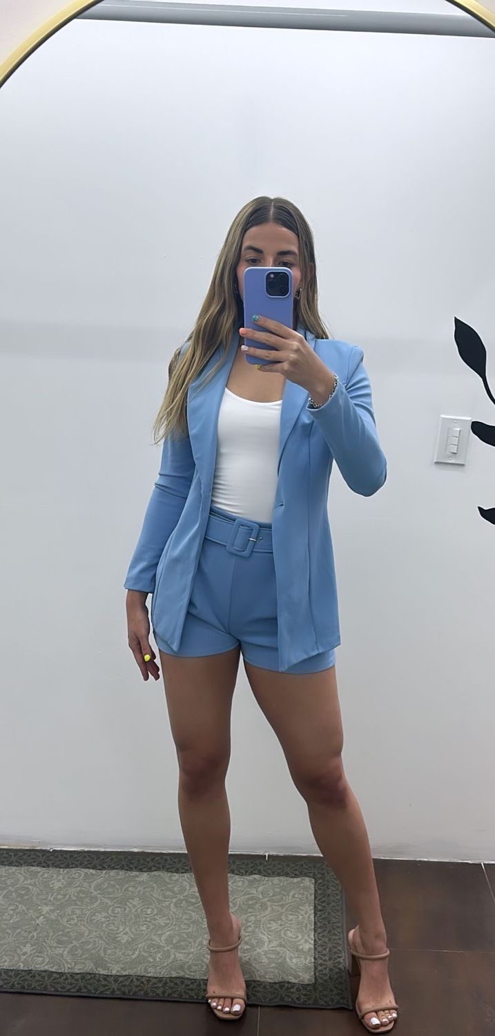 Short Set Light Blue