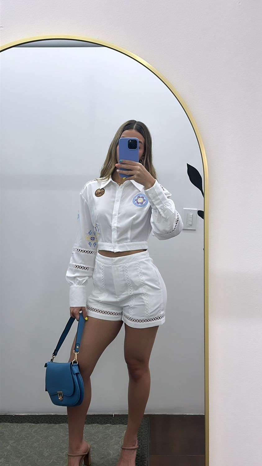 Short Set Blanco