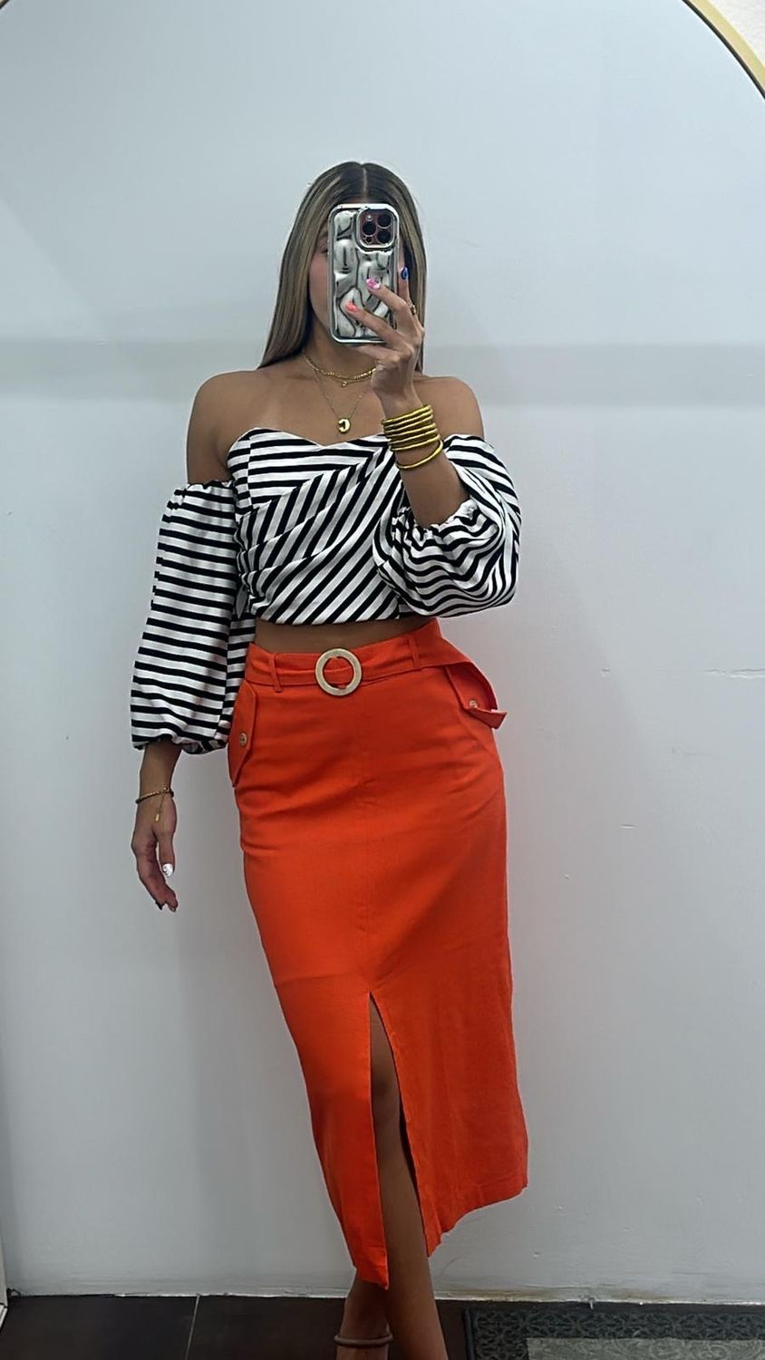Orange Skirt S/M/L