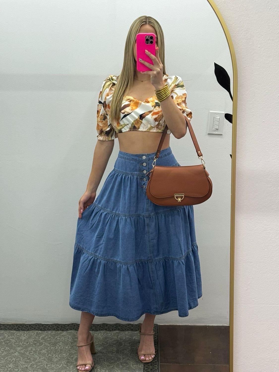 DenimSkirt Long