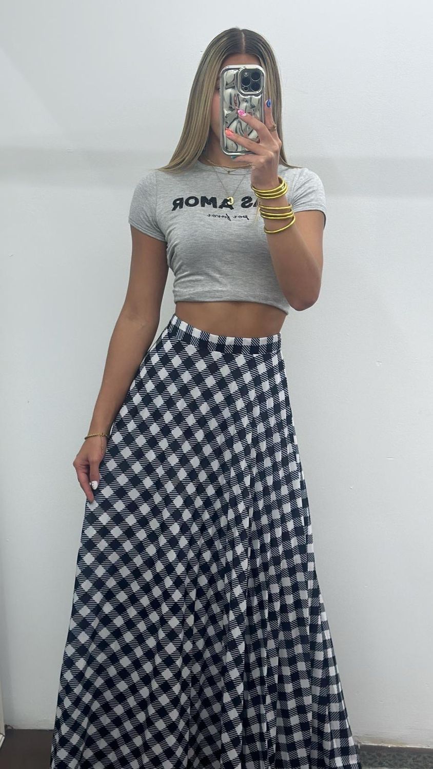 Black &amp; White Skirt S/M/L