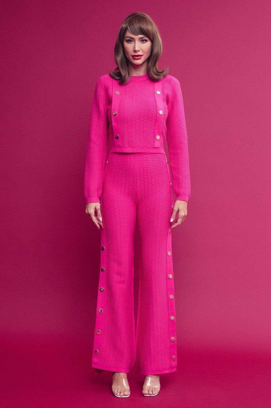 Magenta Pant Set