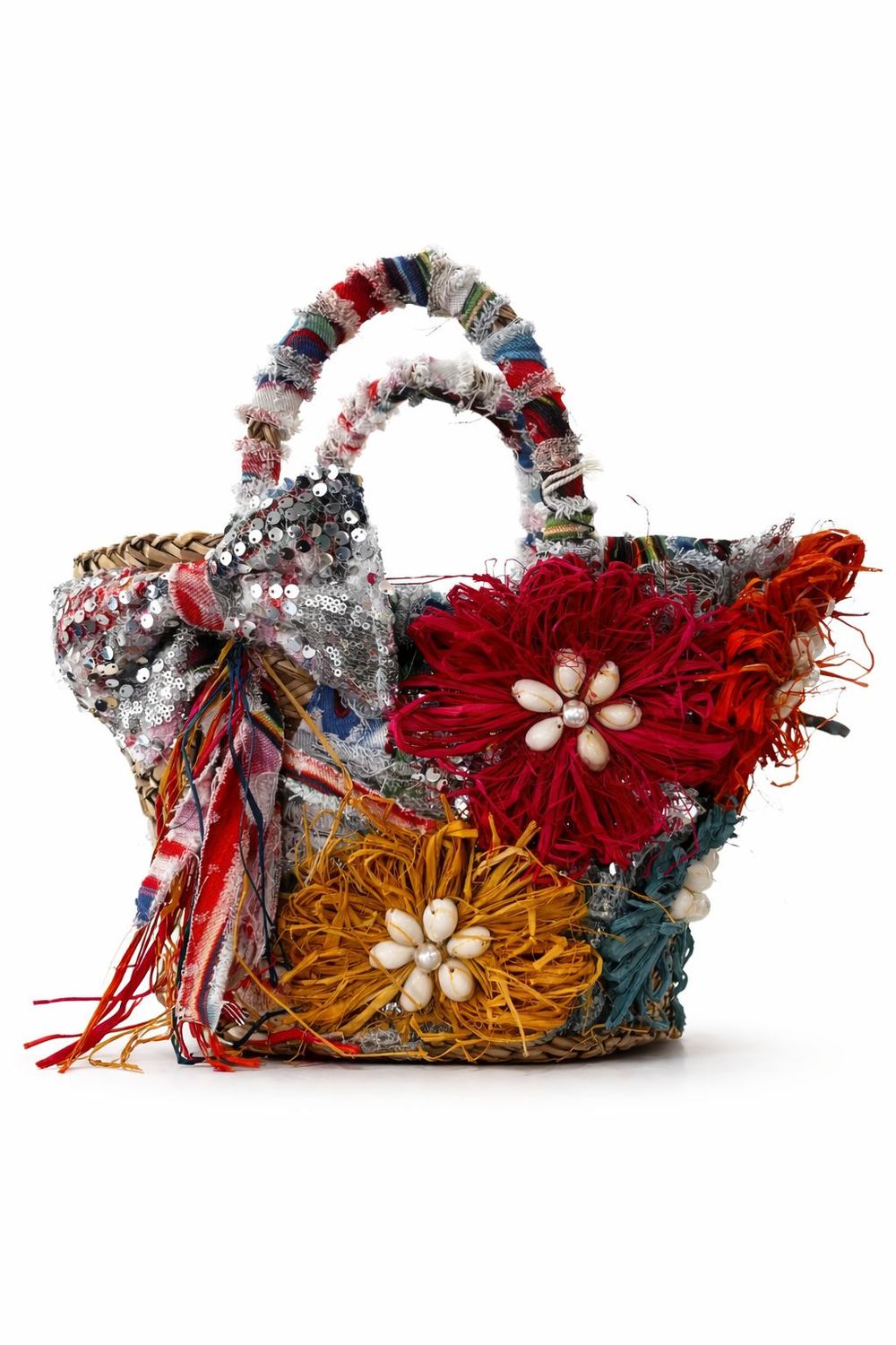 Kassandra Rafia Bag Medium