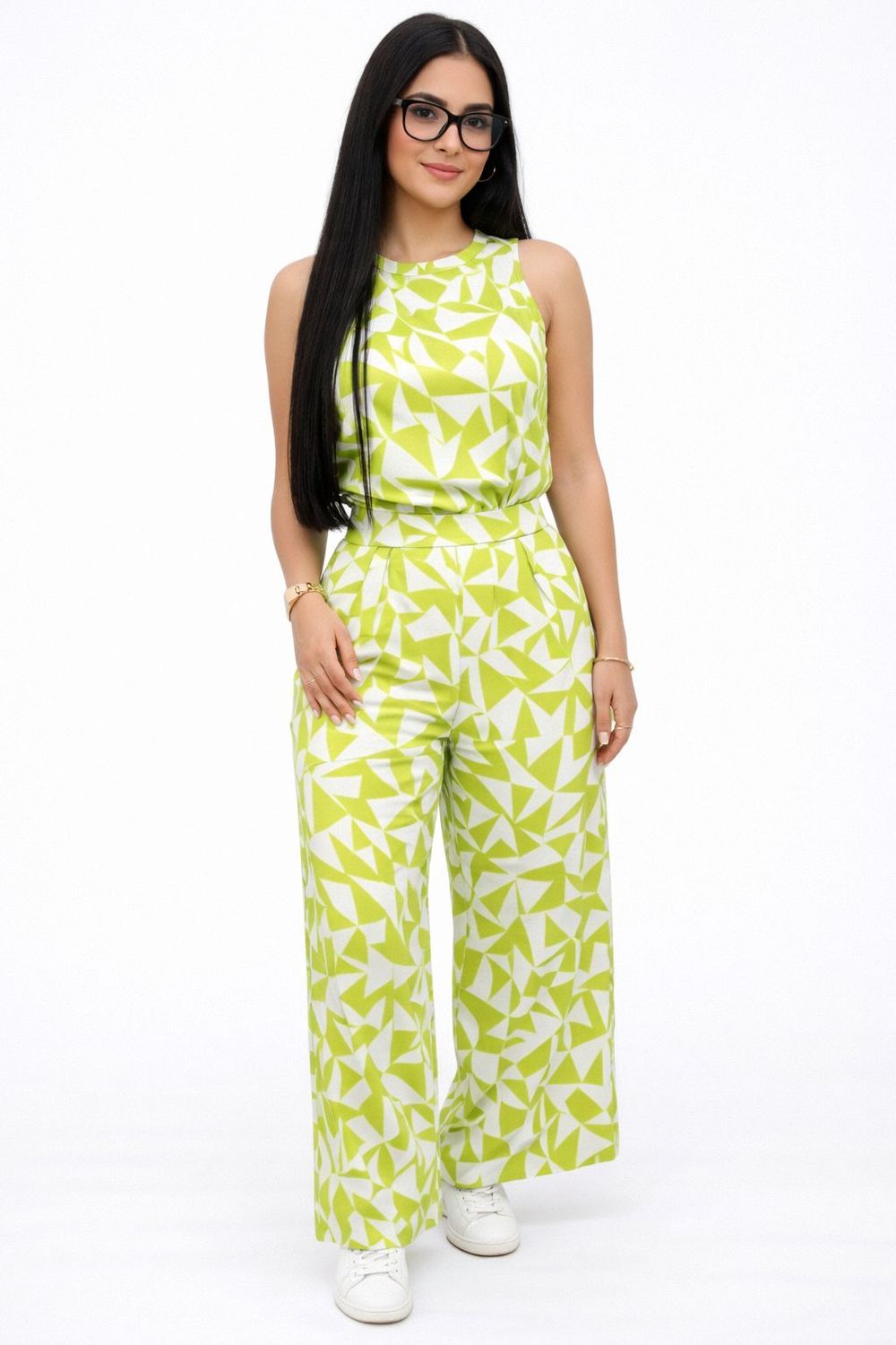 Printed Woven Top Set