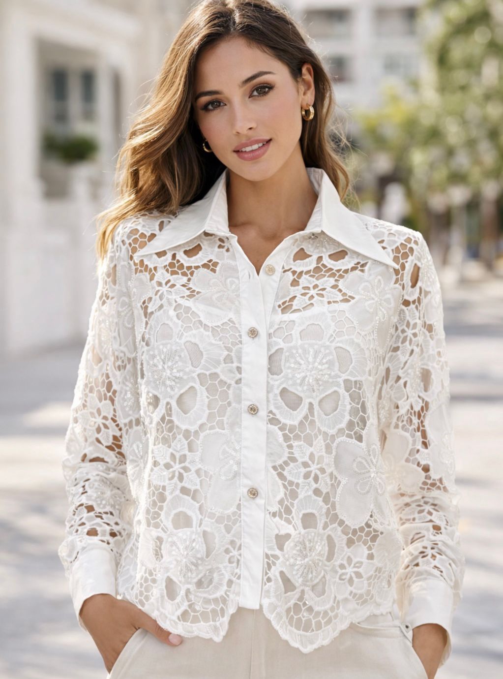 Elegant White Blouse