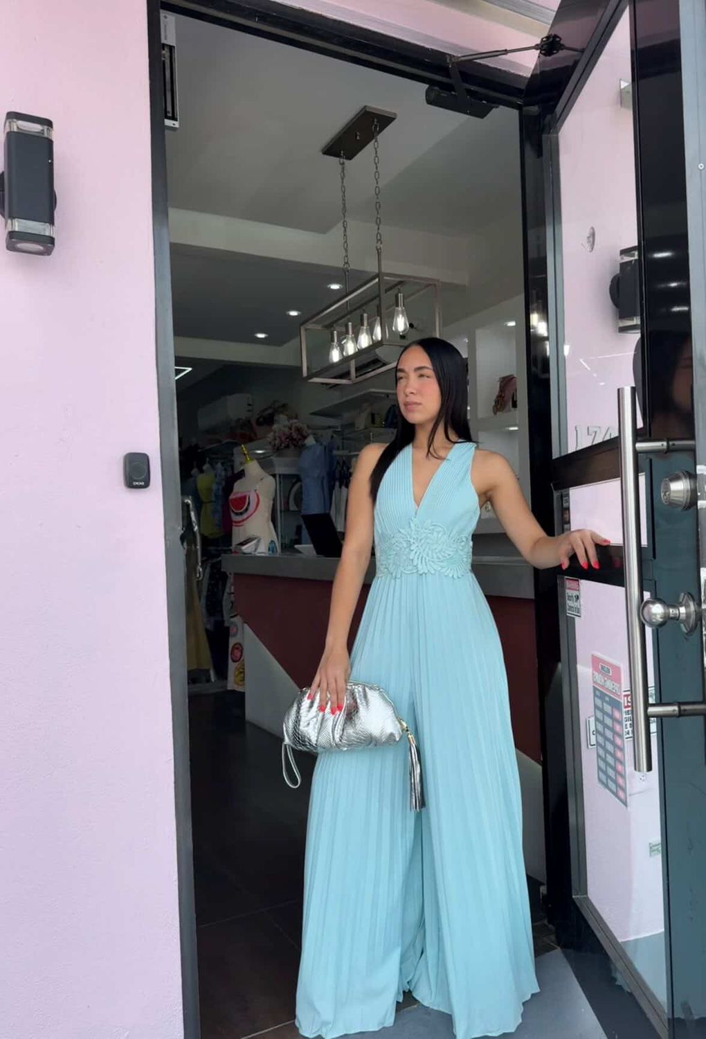 Jumpsuit Aqua Blue