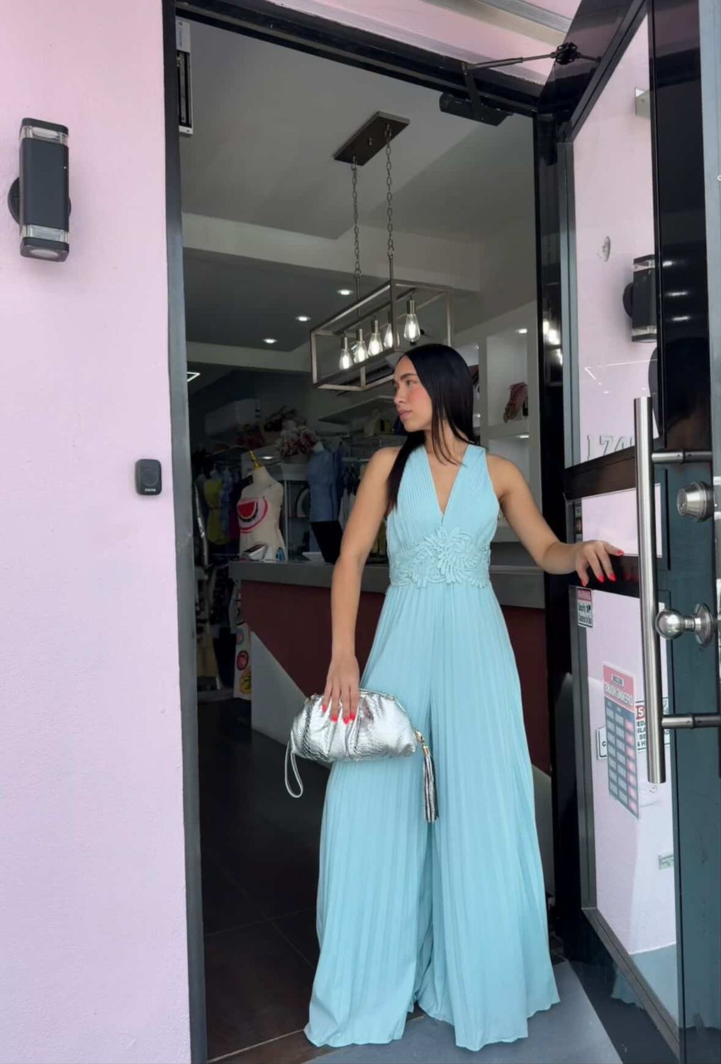 Jumpsuit Aqua Blue