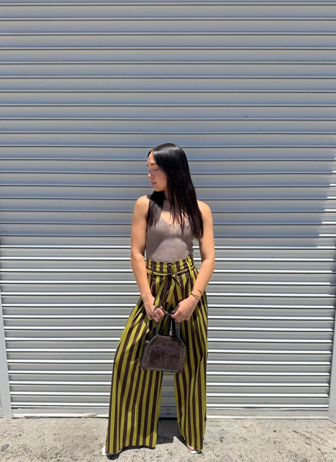 Stripe Palazzo One Size