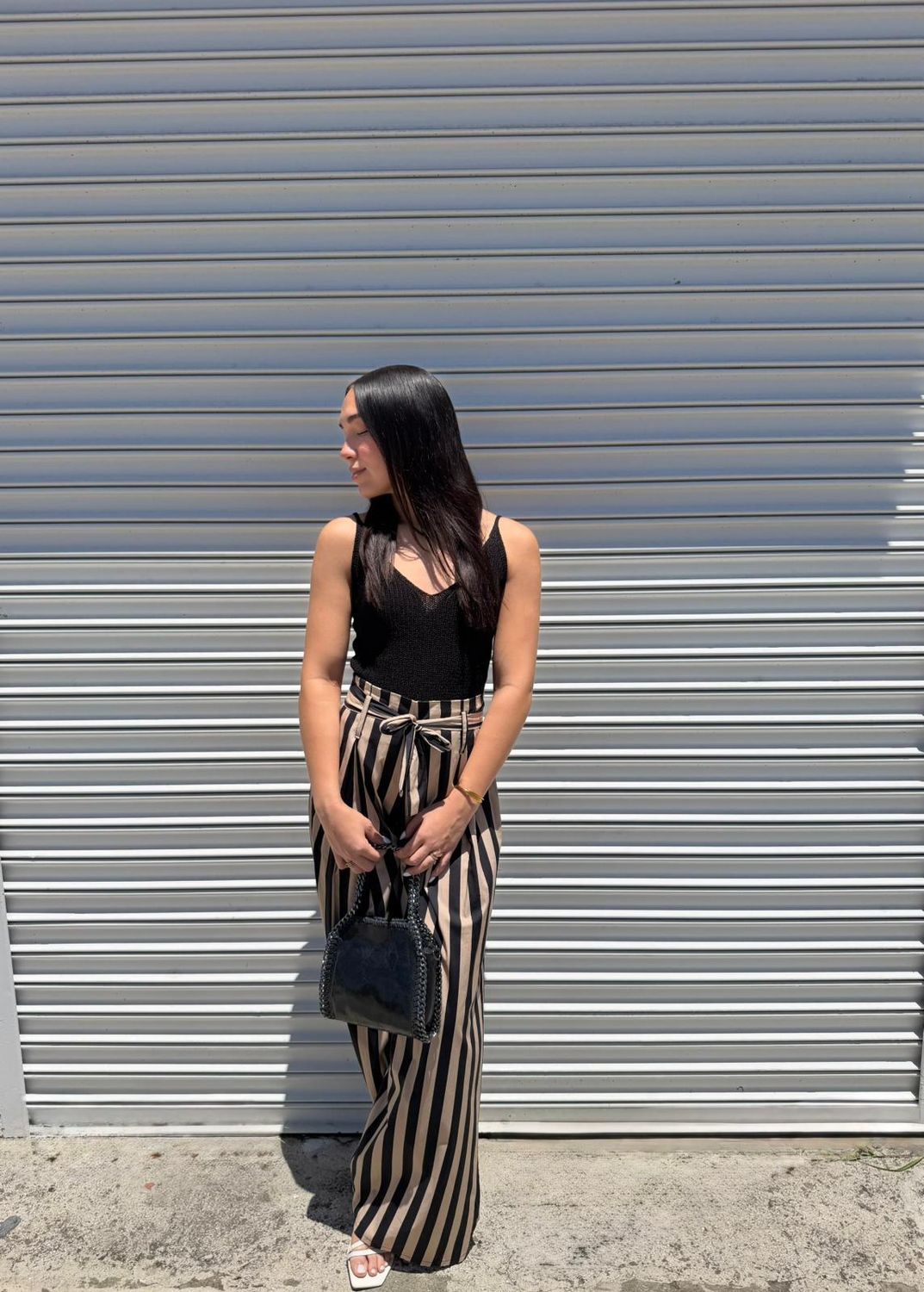 Stripe Palazzo One Size