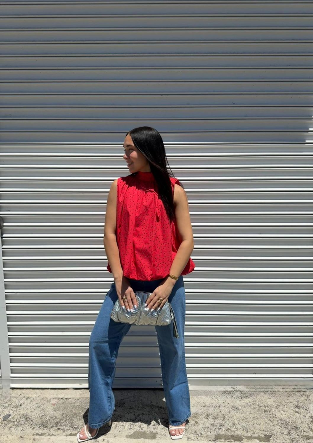 Stamp Blouse Polka Dot