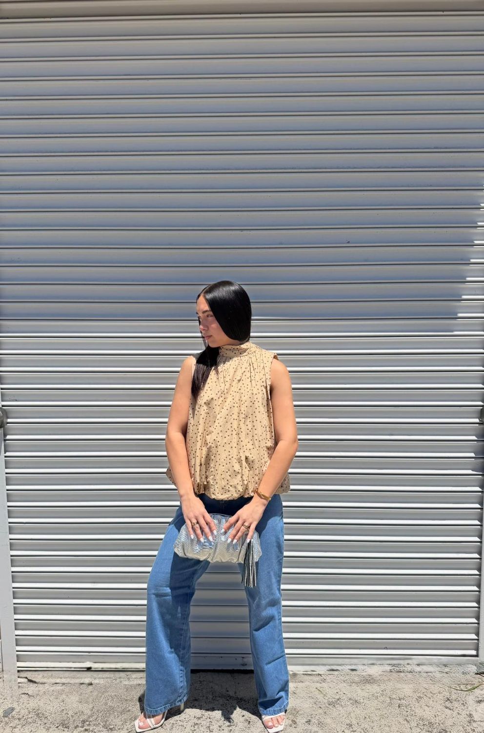 Stamp Blouse Polka Dot