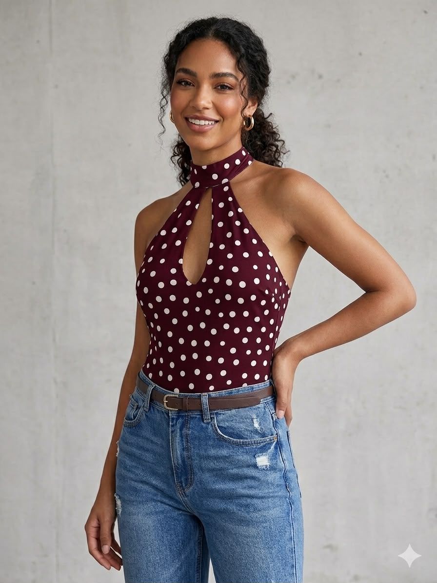 Polka Dot Bodysuit