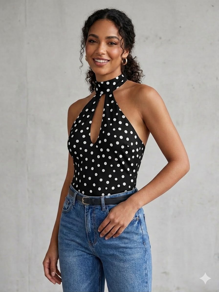 Polka Dot Bodysuit