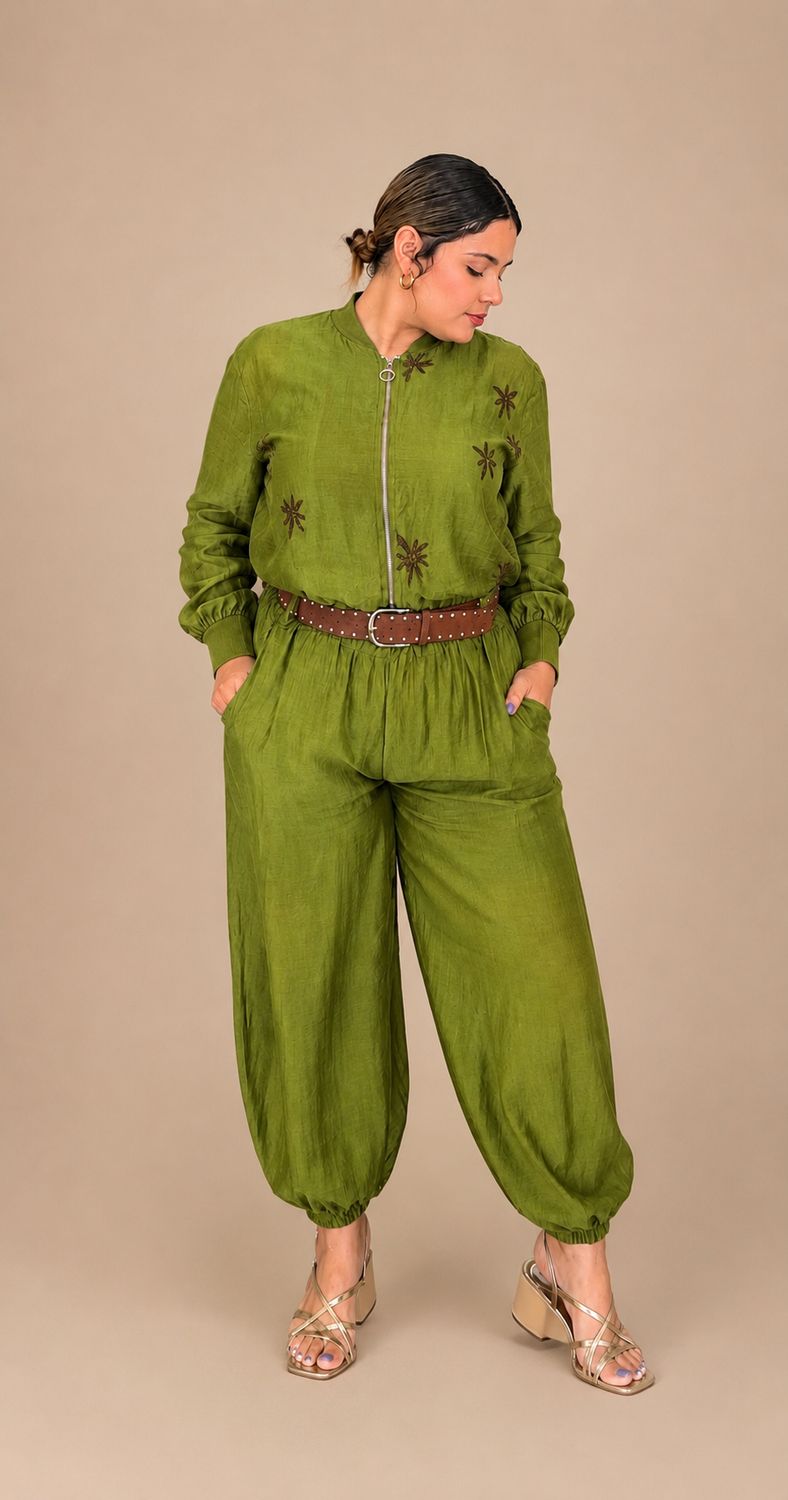 Ballon Pant Set Italiano One Size