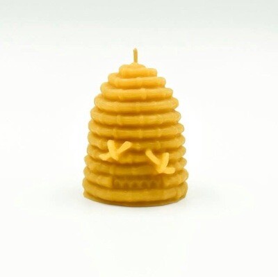 Beehive candle w/ bees - 3061