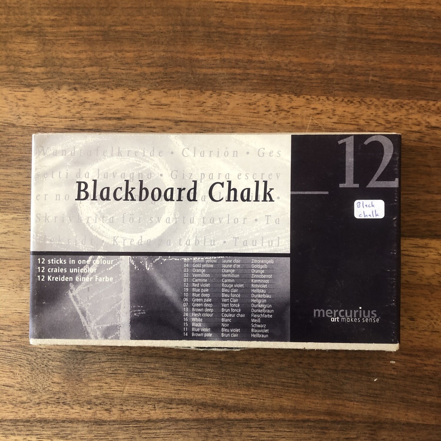 Blackboard Chalk black - 6008