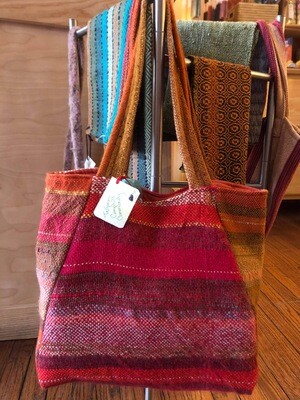 Woven lined bag - 3502