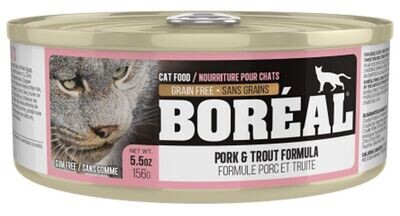 Boreal Cat Pork & Trout 156 G