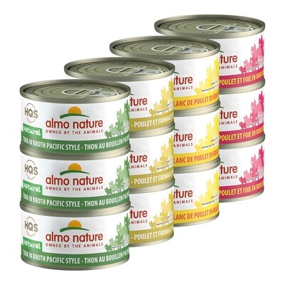 Almo Cat Natural Rotational Pack 3 Chicken & Tuna - 12 Pack