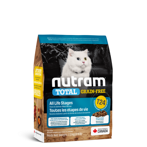 Nutram T24 Adult Cat Trout & Salmon 1.13 kg