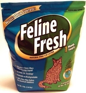 Feline Fresh Pine Pellet Litter 7 lb