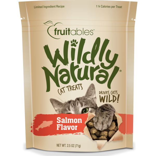 Fruitables Cat Wildly Natural Treats Salmon - 2.5 oz